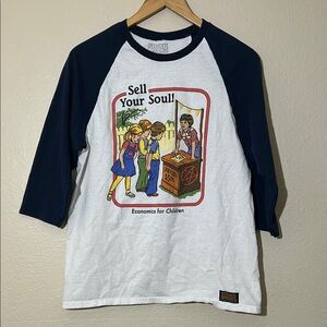 Sell Your Soul Steven Rhodes Baseball Tee